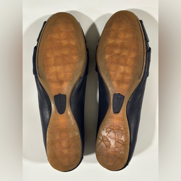 Born Lilly Navy Leather Ballet Flats Size 9.5 M - Picture 9 of 9